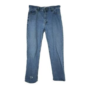 Men’s Heavy Denim Cotton Blue Jeans 34x34